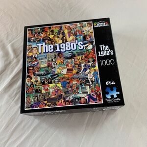 White Mountain The 1980’s 1000 Piece Jigsaw Puzzle Made‎ In USA Larger Pieces